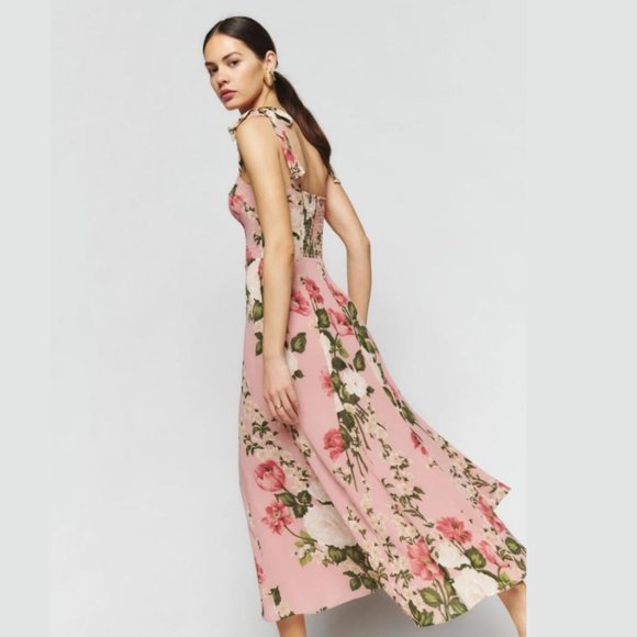 🆕 Reformation Nadira Dress / Rose Garden / size 2 - Picture 3 of 7